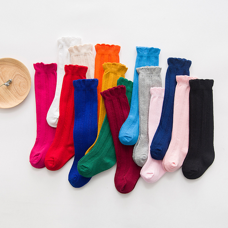 Baby Sock Oximeter - Chaussettes en coton à volants pour