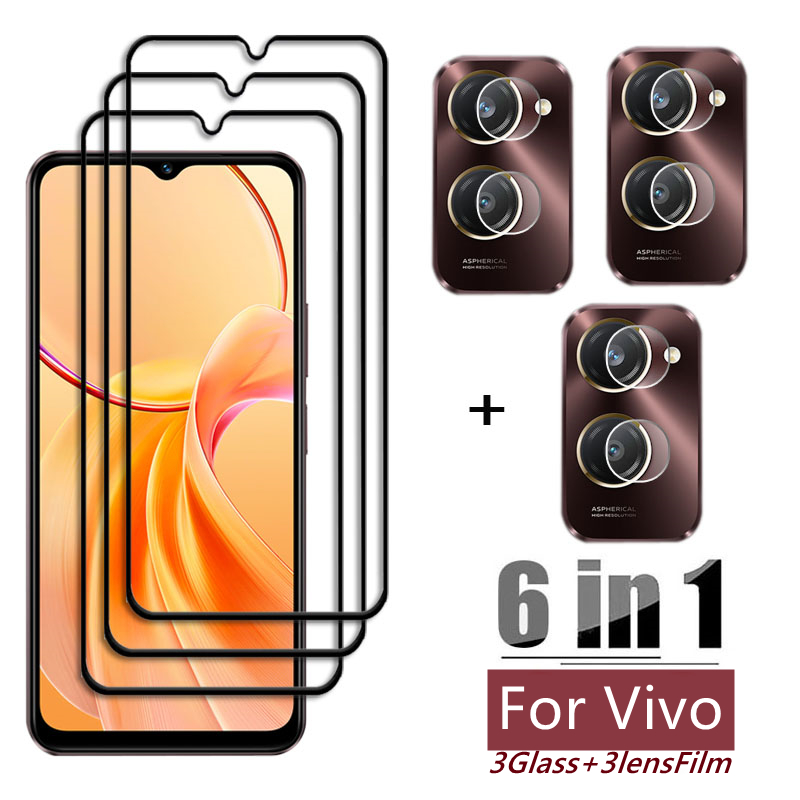 Vivo Y28 - Verre trempé 6 en 1 pour