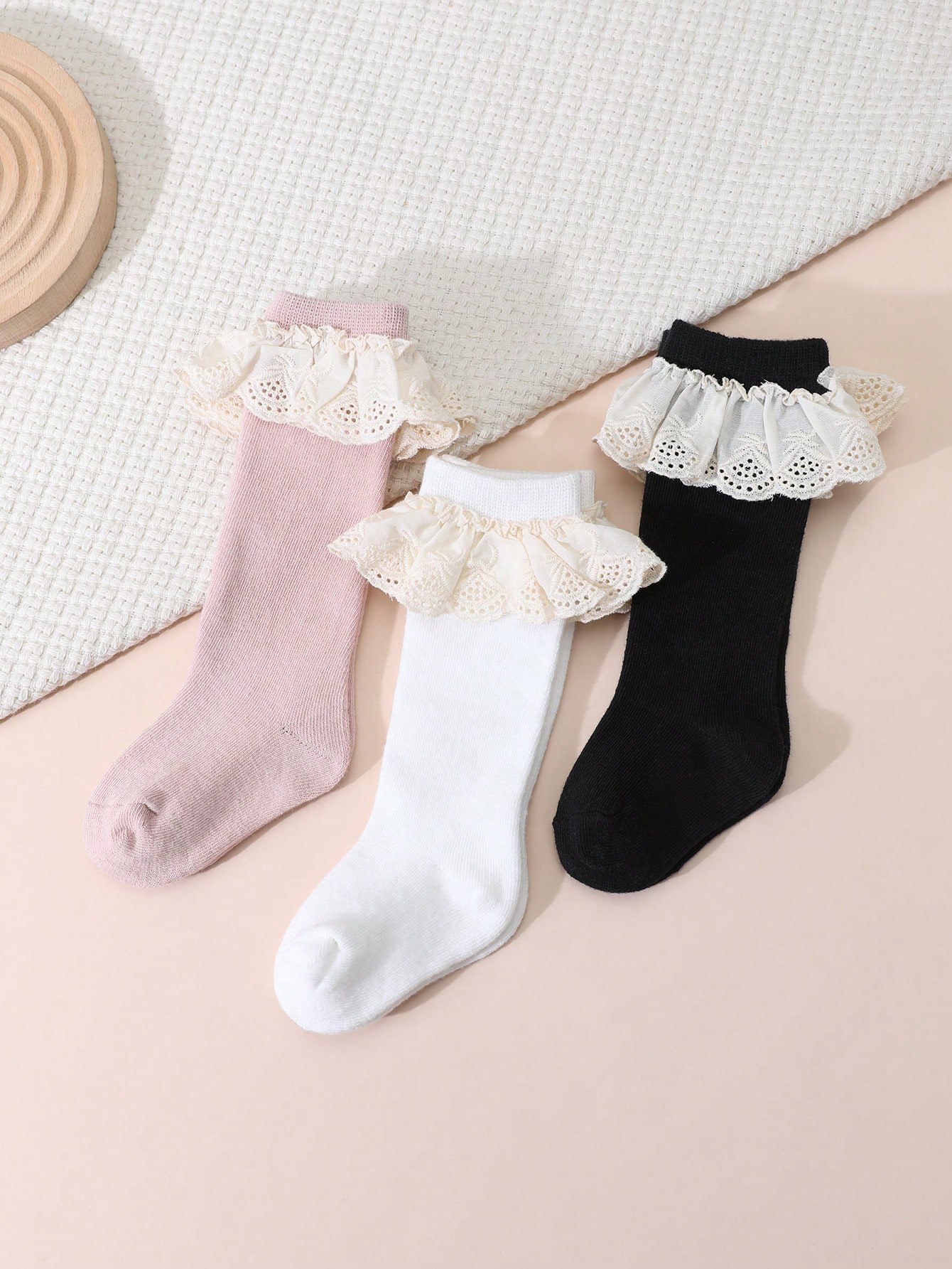 Baby Sock Oximeter - 3 paires de chaussettes hautes à