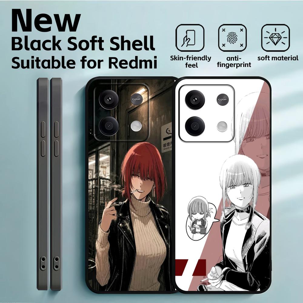Xiaomi Redmi Note 13 - Coque de téléphone souple noire pour
