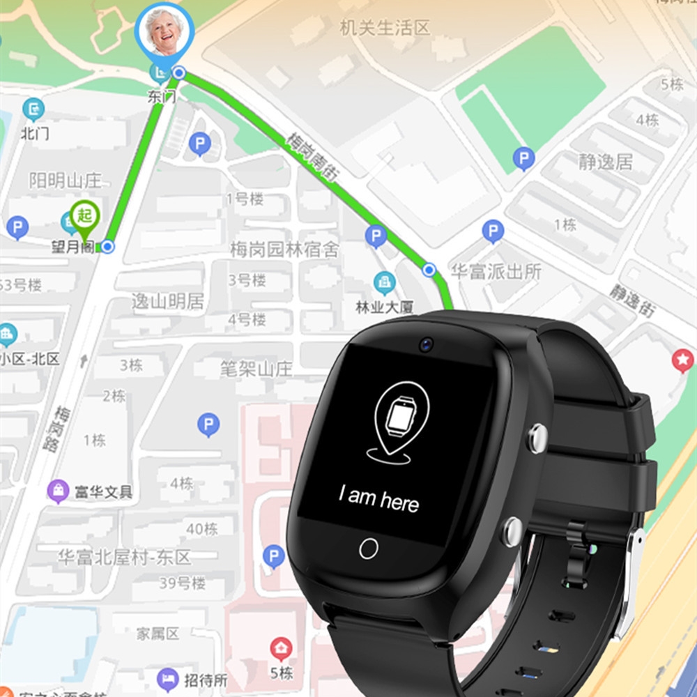 Fall Detection Watch - Montre connectée pour personnes âgées, détection