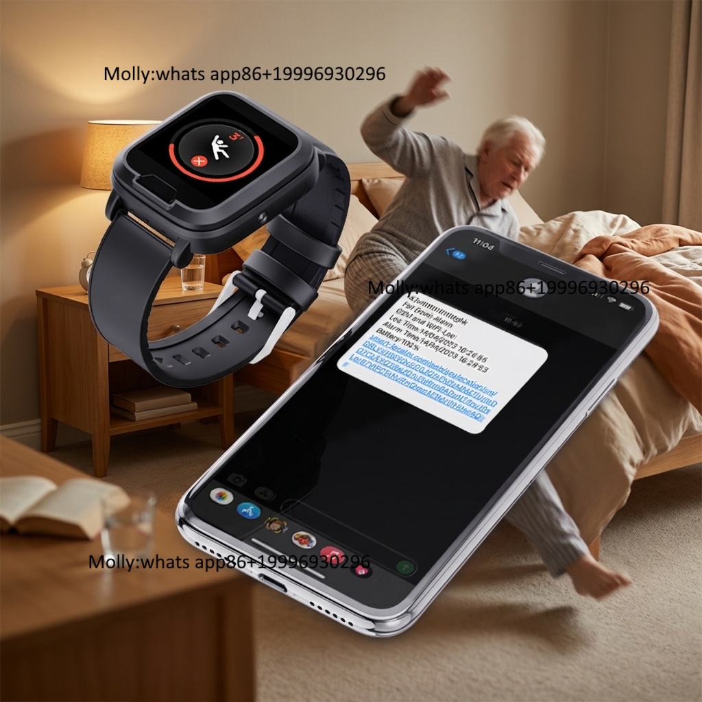 Fall Detection Watch - Montre connectée 4G pour personnes âgées