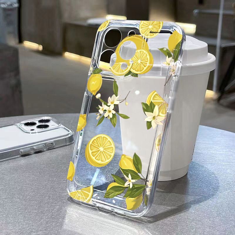 Samsung Galaxy S25 - Coque de téléphone transparente, fruits d'été,