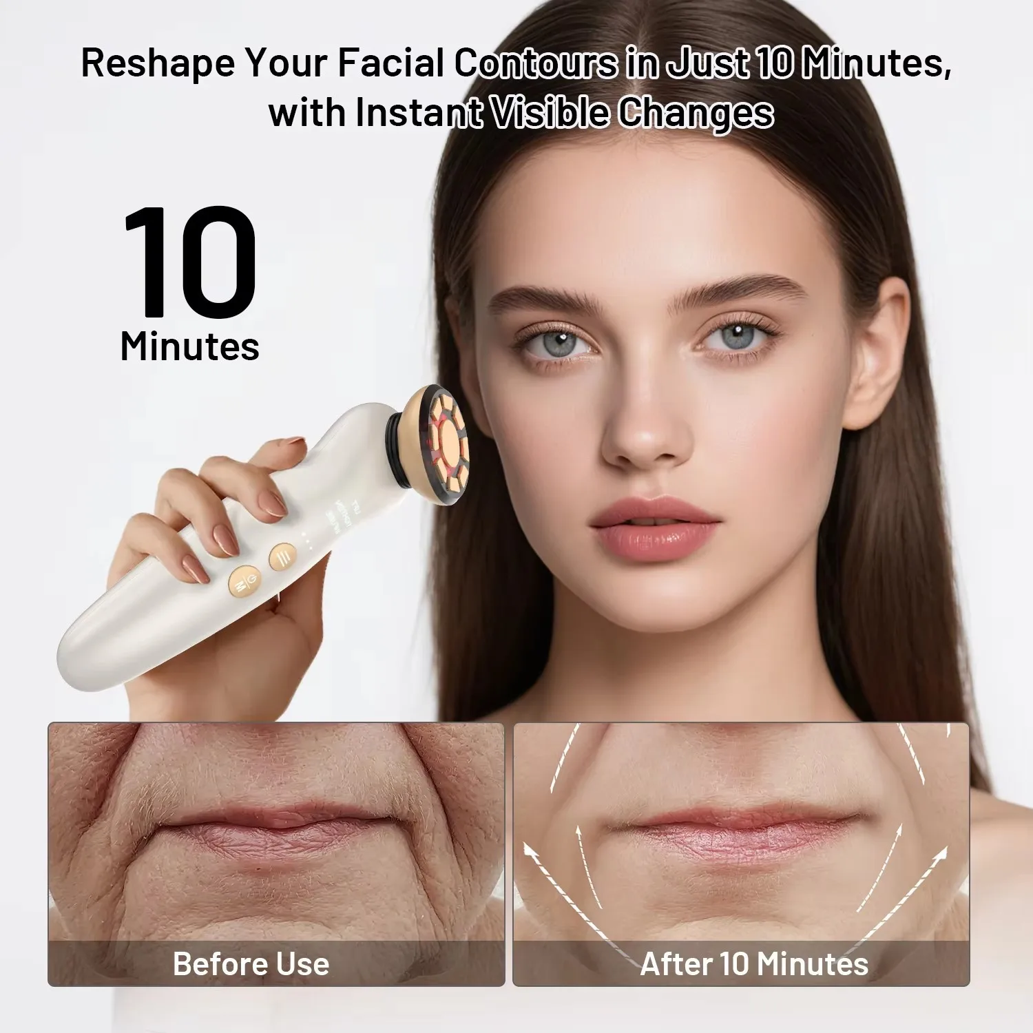 Masseur facial RF, thérapie pa - Galvanic Skin Sensor avis et prix