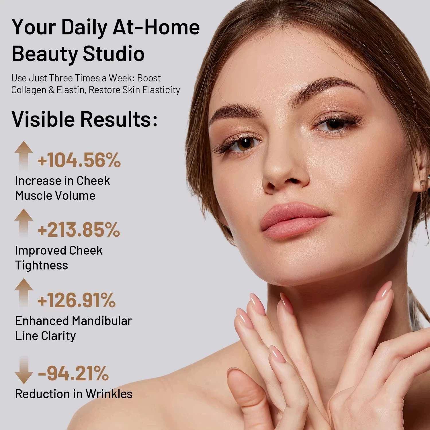 Masseur facial RF, thérapie pa - Galvanic Skin Sensor avis et prix