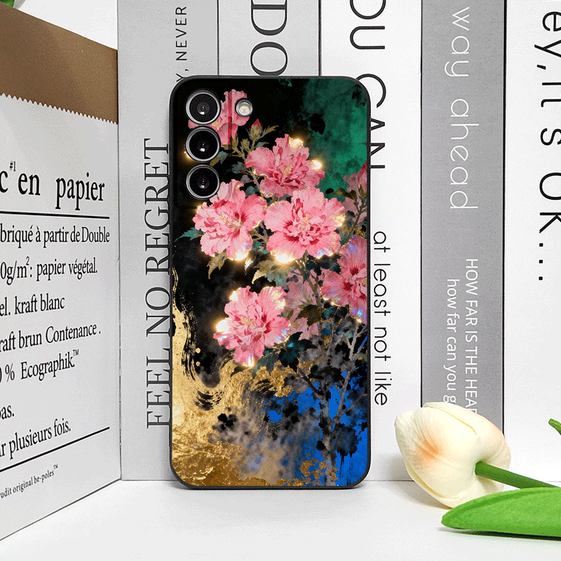 Coque Souple Rétro Fleur Hibis - Oppo Reno 12 avis et prix