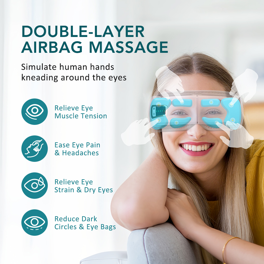 Masseur de pression d'air ocul - Light Therapy Glasses avis et prix
