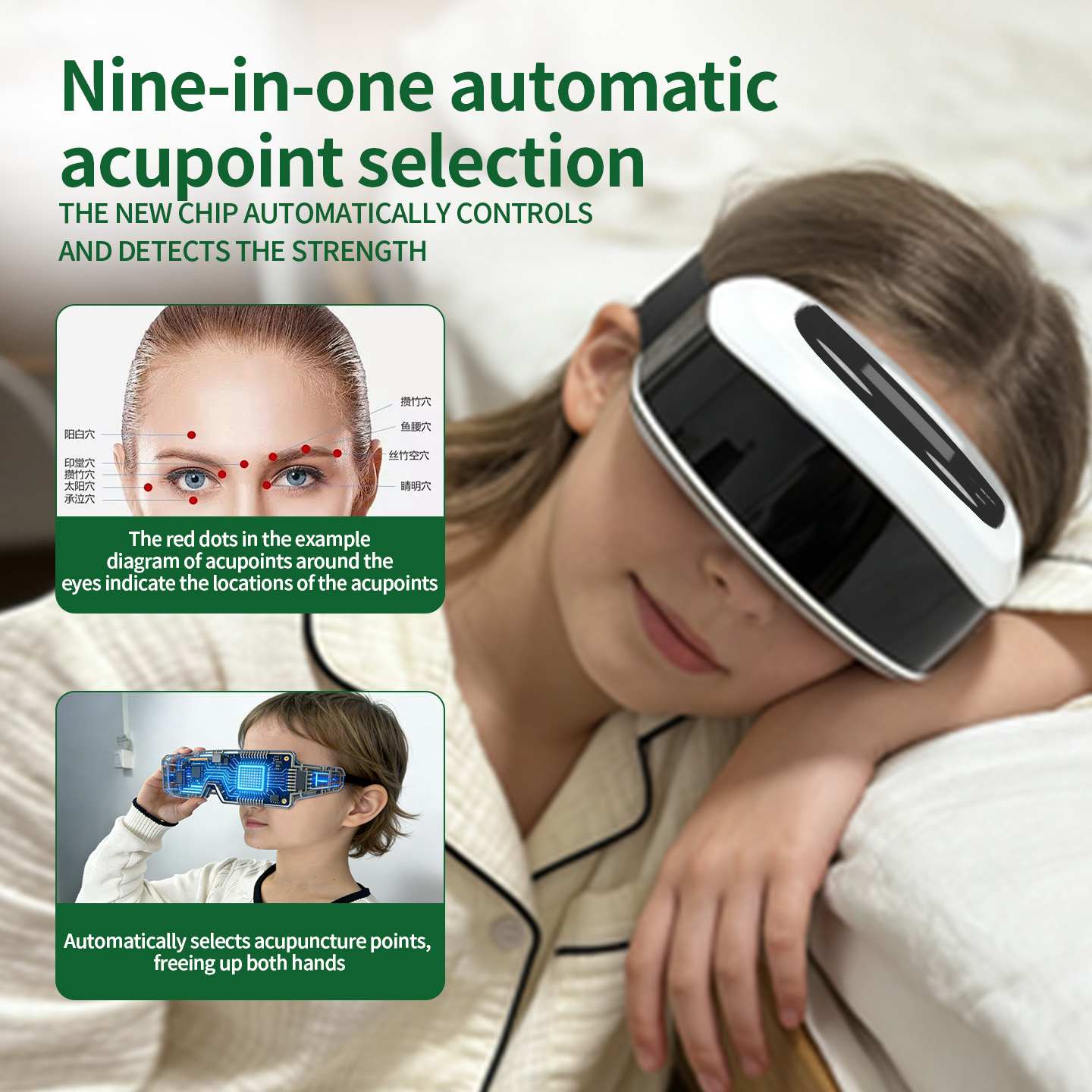 Nouveau Masseur Oculaire à Imp - Light Therapy Glasses avis et prix