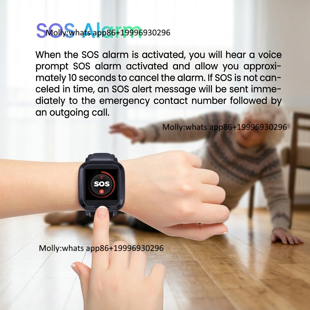 Bracelet de suivi GPS 4G, moni - Fall Detection Watch avis et prix